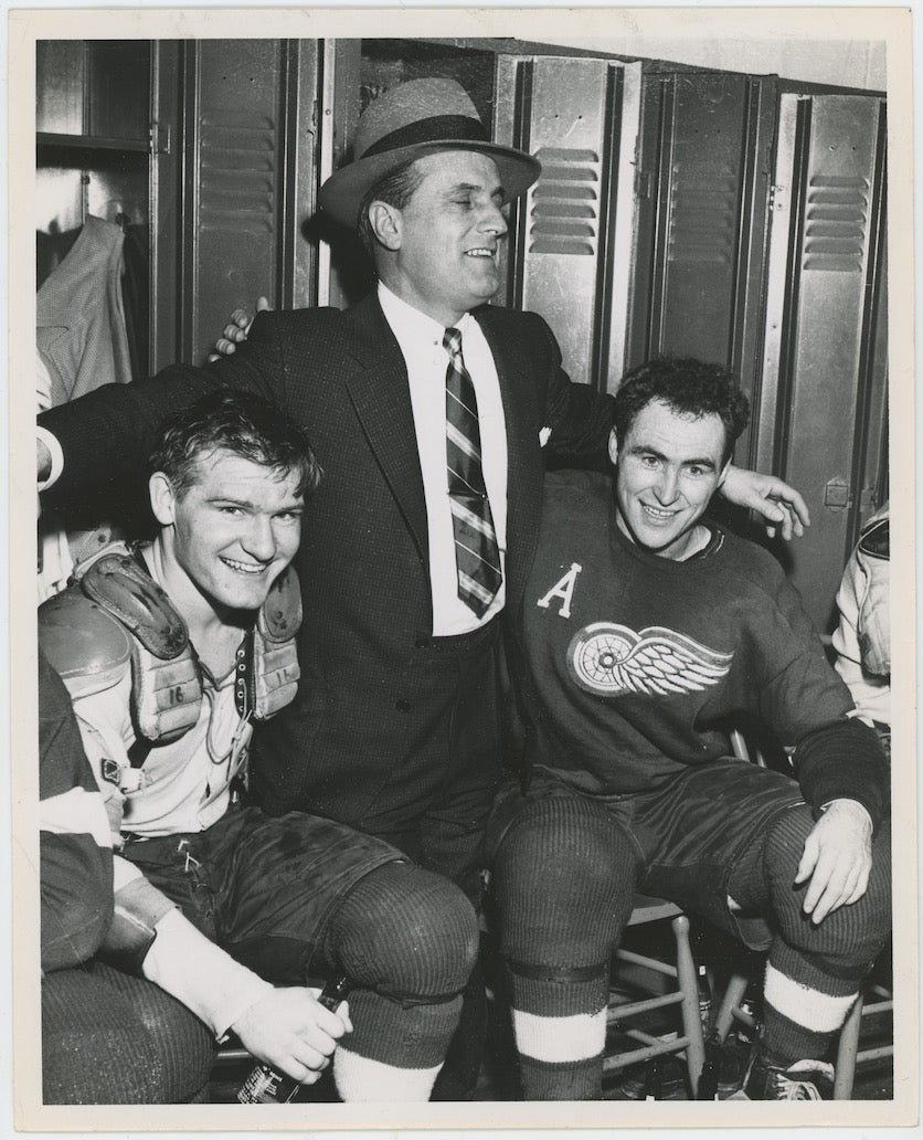 Red Kelly 1950s Detroit Red Wings Original Type 1 8x10 Photo AMCo
