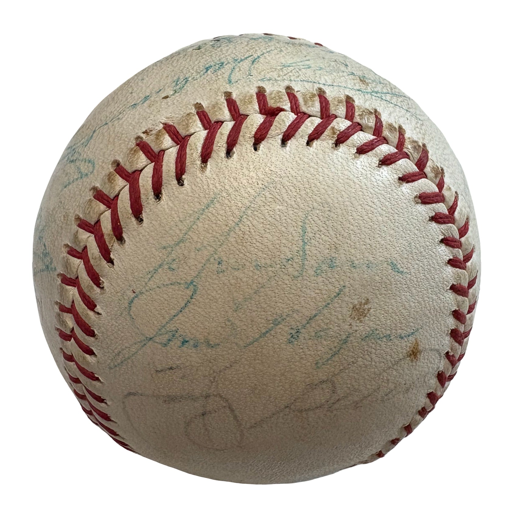 1961 New York Yankees Mickey Mantle Team Autographed Signed Baseball AMCo LOA