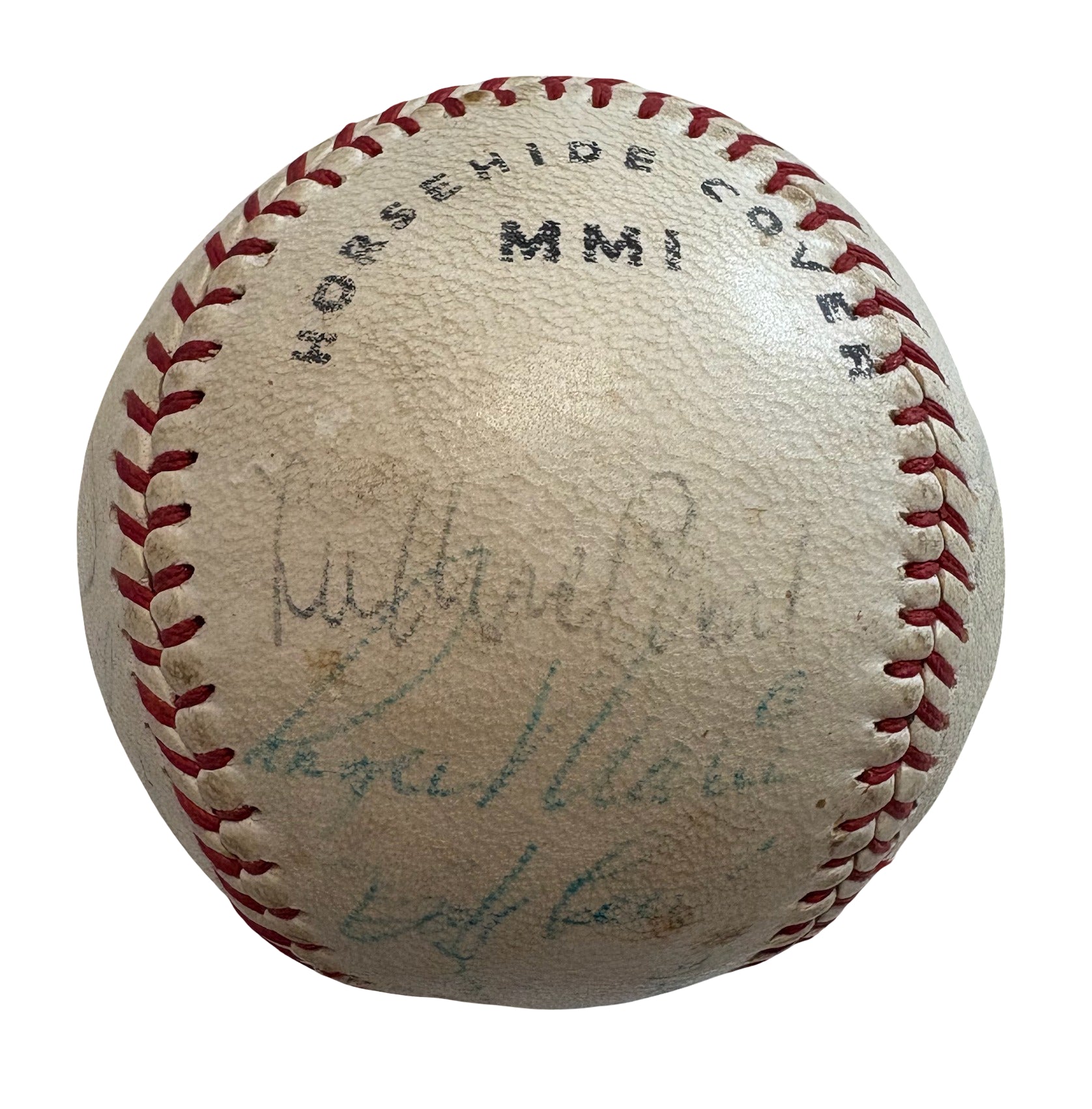 1961 New York Yankees Mickey Mantle Team Autographed Signed Baseball AMCo LOA