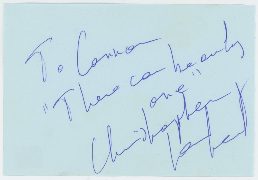 Christopher Lambert Highlander Autographed Signed Album Page AMCo COA