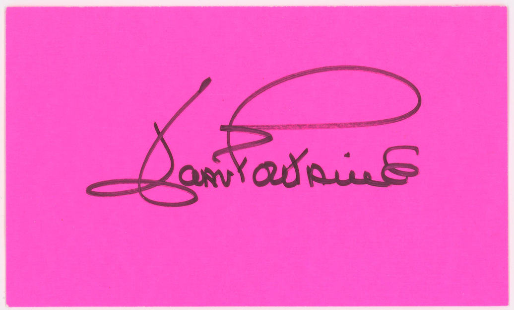 Joan Fontaine Actress Suspicion Autographed Signed Index Card AMCo COA