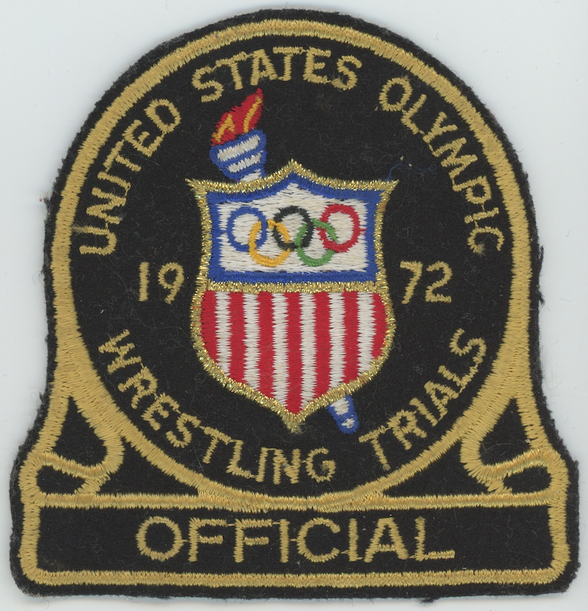 1972 United States Olympic Wrestling Trials Official Vintage Original Patch AMCo