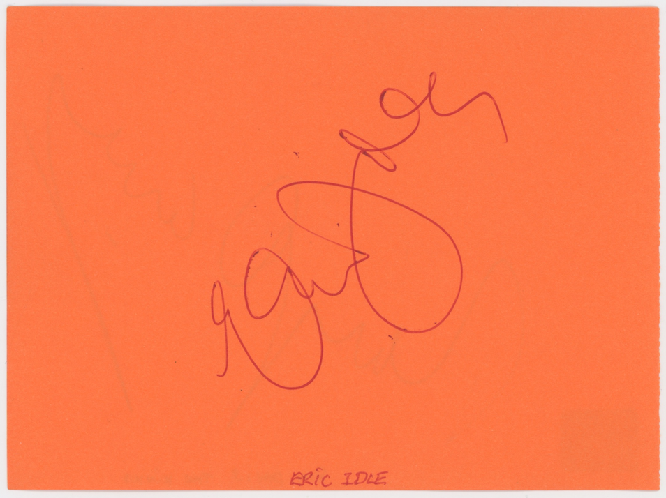 Eric Idle & Ray Davies Autographed Signed Album Page AMCo COA