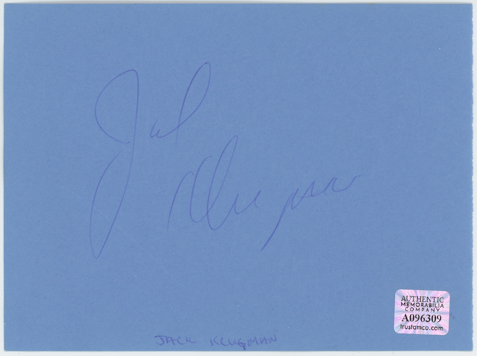 Edward Woodward & Jack Klugman Autographed Signed Album Page AMCo COA