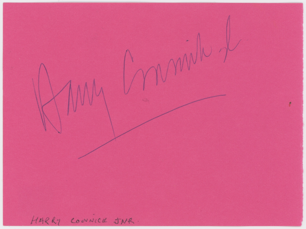 Harry Connick Jr When Harry Met Sally Autographed Signed Album Page AMCo COA