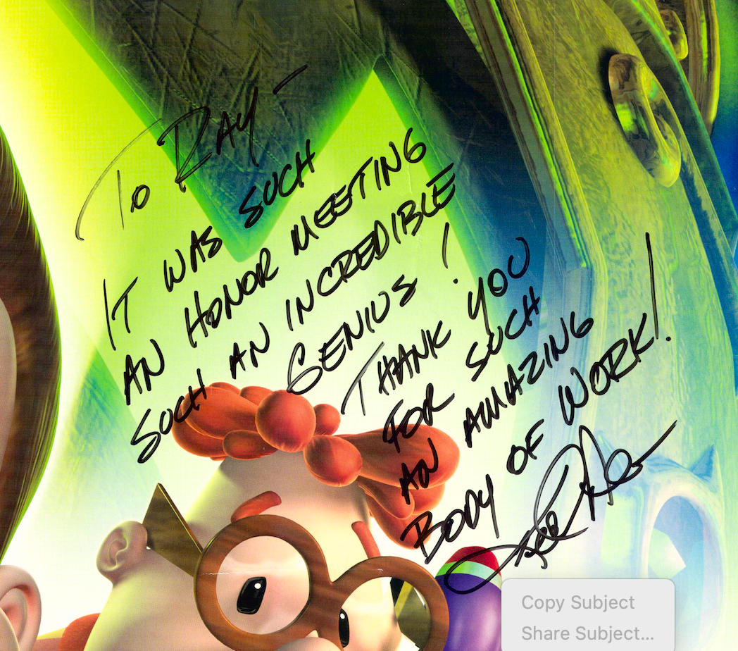 Jimmy Neutron The Movie Multi Autographed Signed Poster AMCo COA