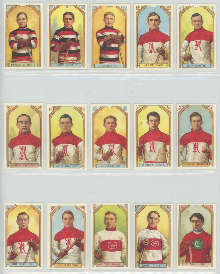 1911 C55 Lancaster Reprint Vintage Hockey Set Of 44 Out Of 45 Card Set