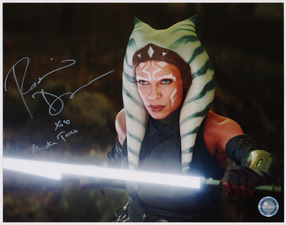 Rosario Dawson Star Wars Ahsoka Autographed Signed 11x14 Photo SWAU COA