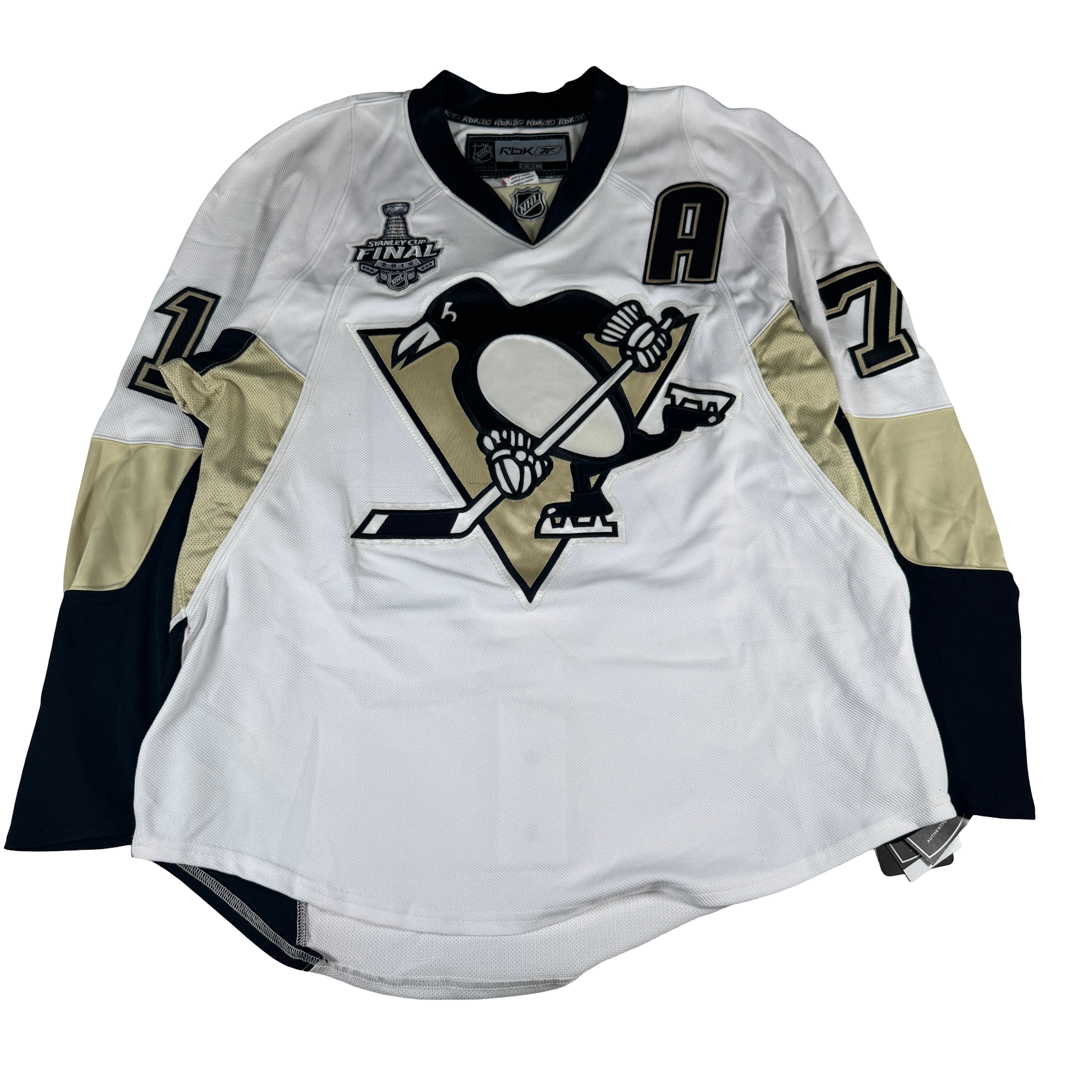Evgeni Malkin 2016 Stanley Cup Finals Autographed Signed Reebok MIC Penguins Jersey Frameworth COA