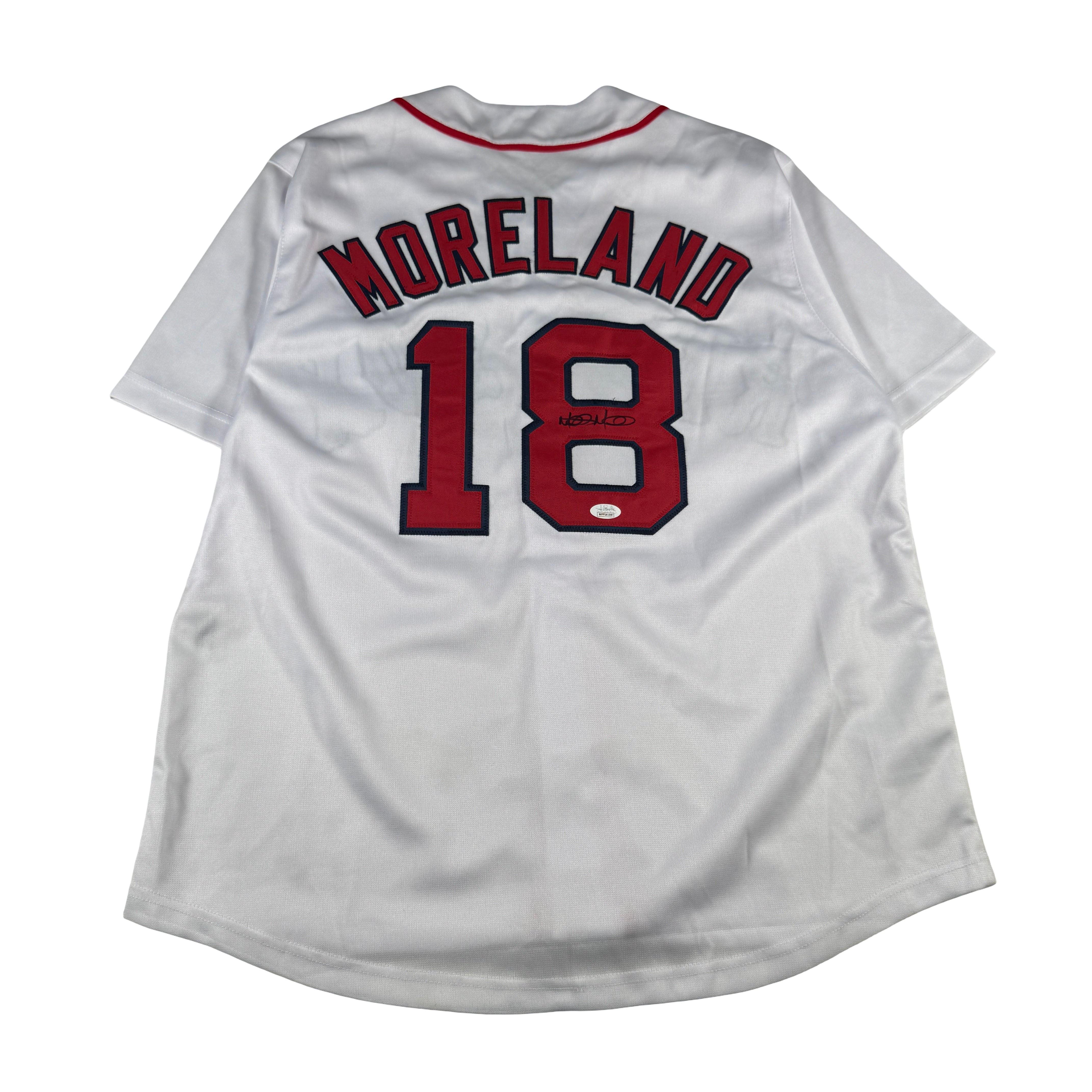 Mitch Moreland Boston Red Sox Autographed Signed Jersey JSA Holo