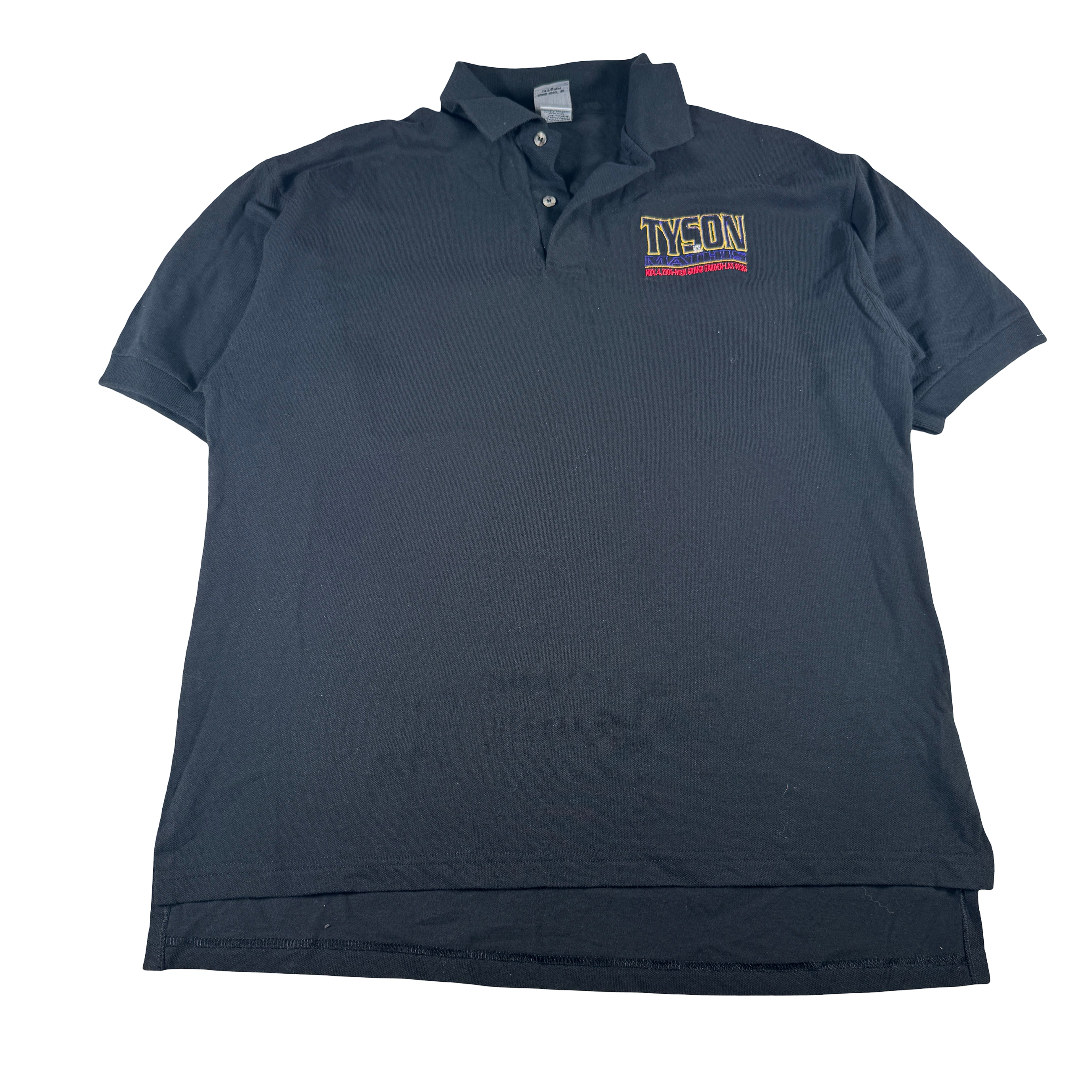 Mike Tyson vs Buster Mathis Original MGM Grand Promotional Polo Shirt GA