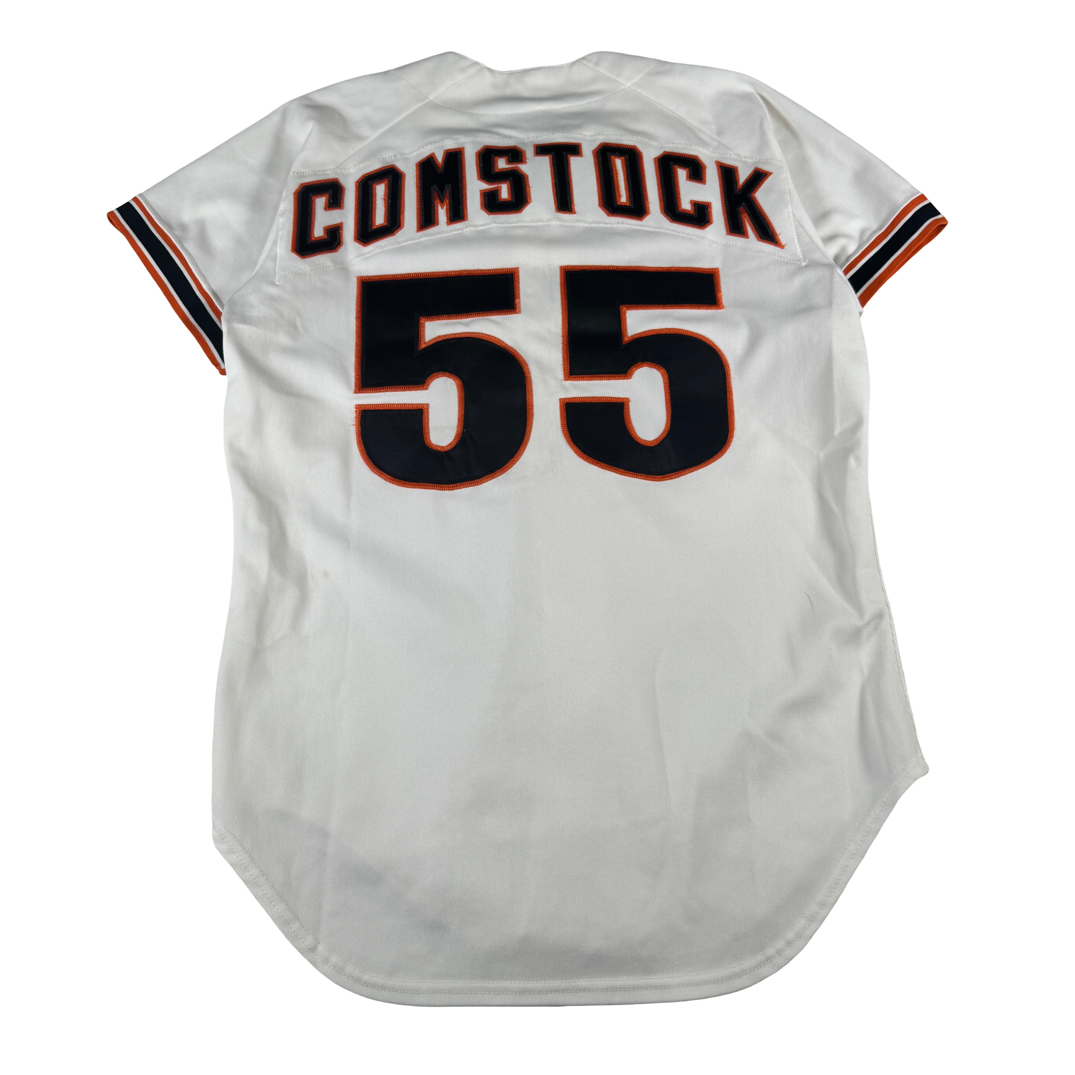 Keith Comstock Game Worn Used 1987 San Francisco Giants Jersey GA