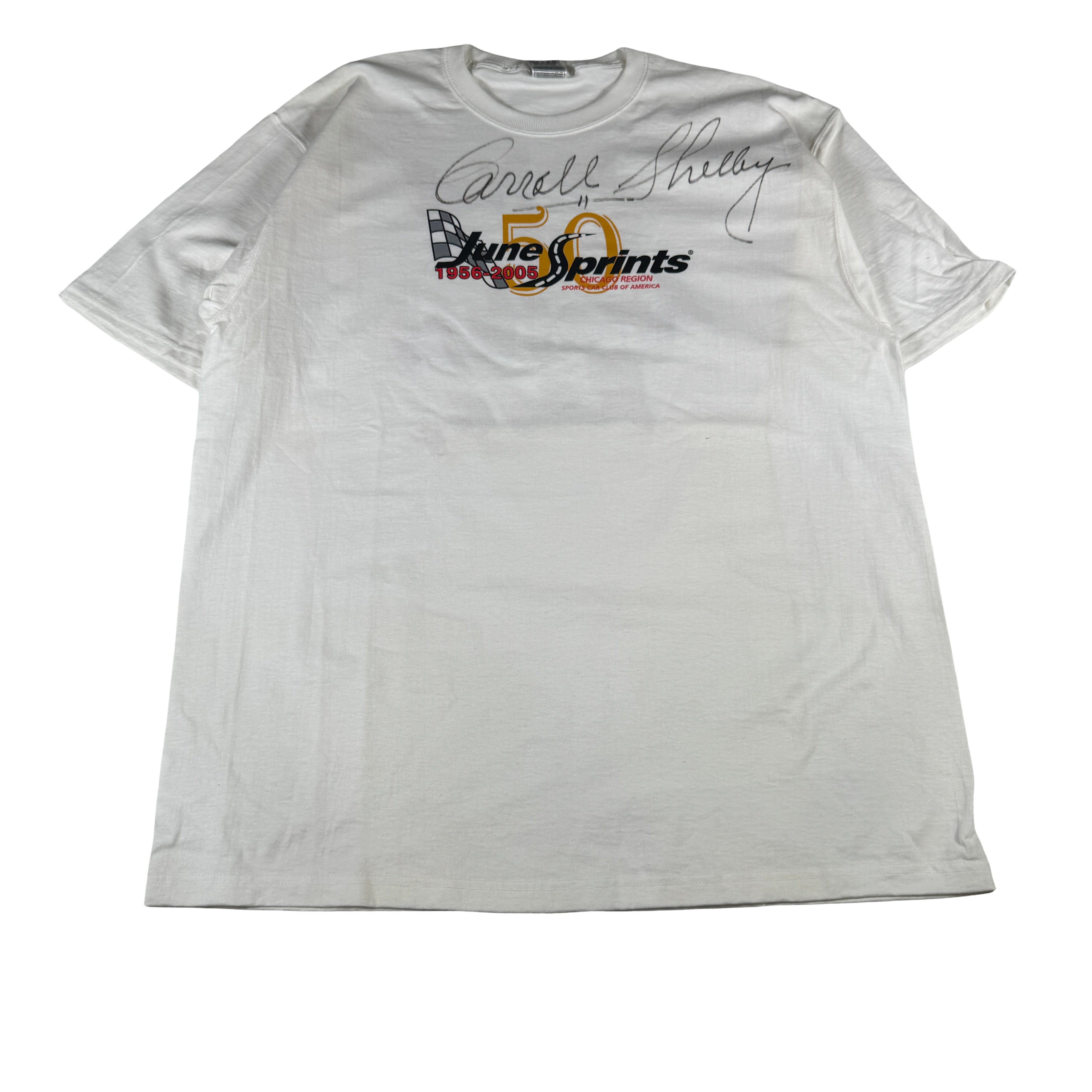 Carroll Shelby Ford GT Designer Autographed Signed Shirt AMCo COA