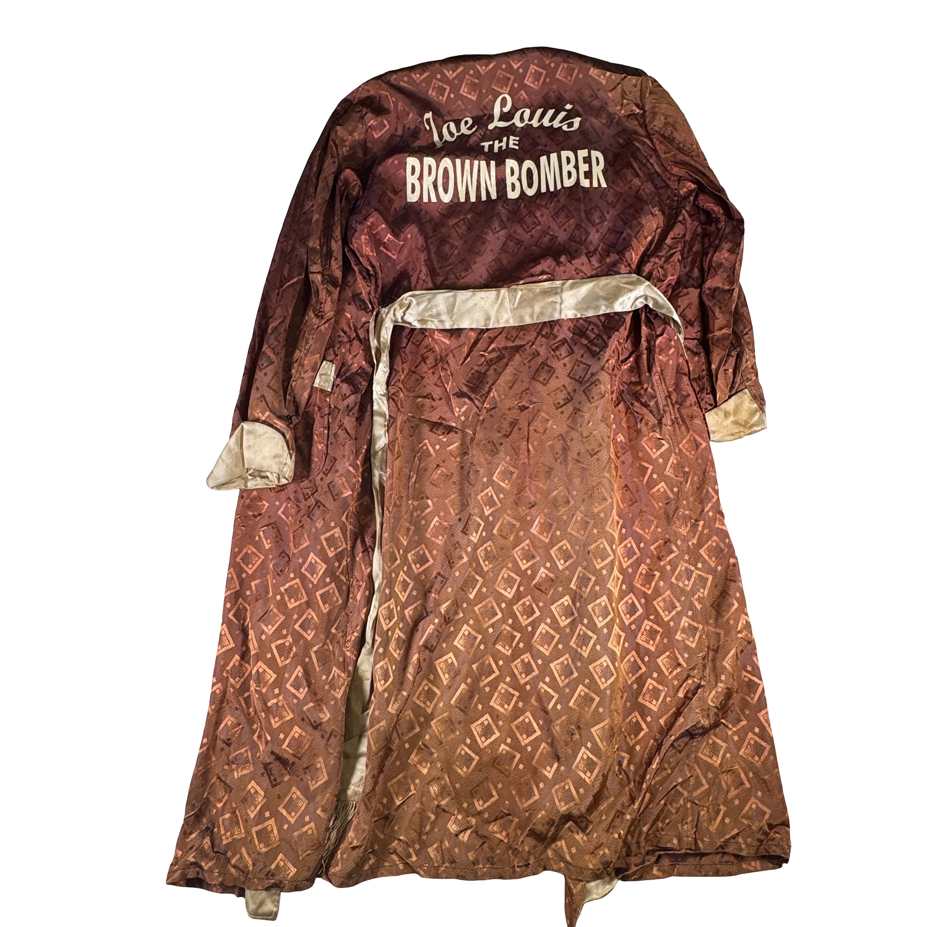 Joe Louis The Brown Bomber Vintage Walk In Boxing Robe GA