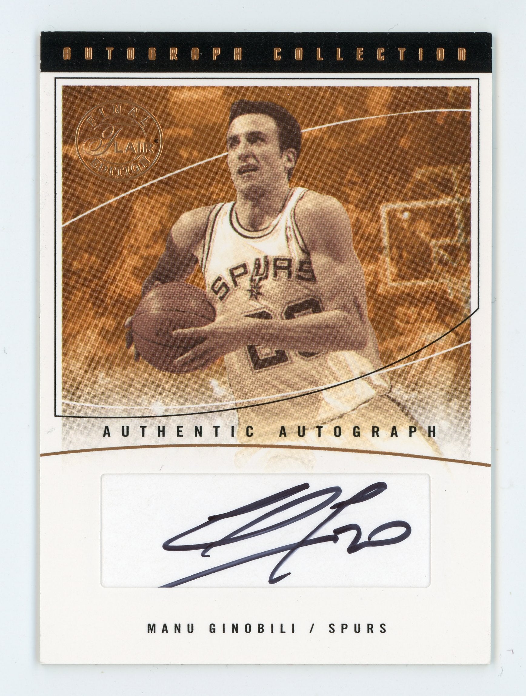 Manu Ginobili 2003 Flair Final Edition Autograph Collection /200 AC-MG