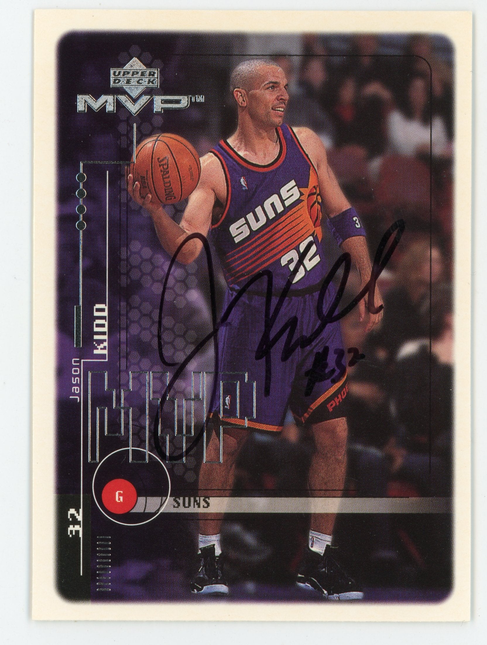 Jason Kidd 1999-00 UD MVP Auto Phoenix Suns #124