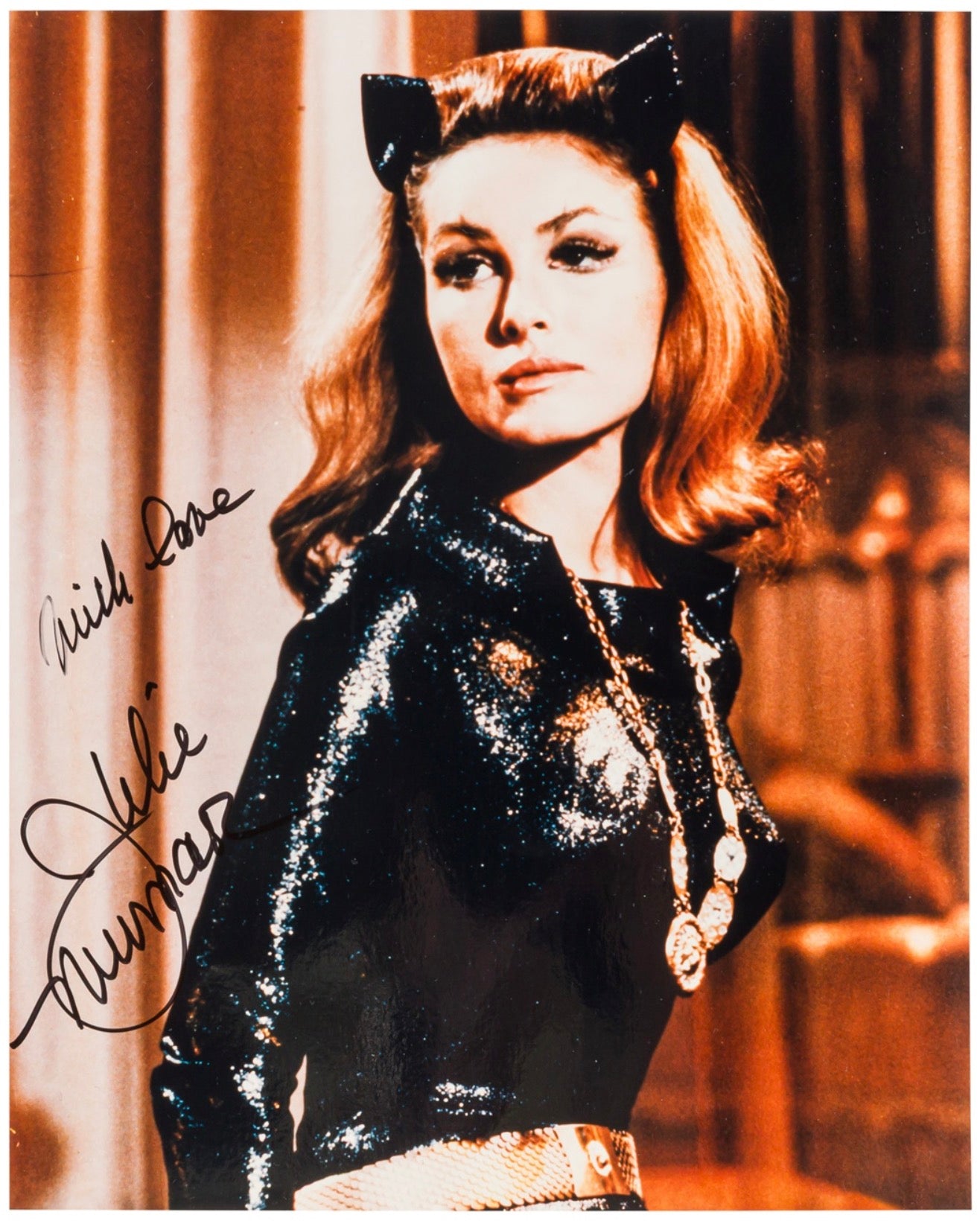 Julie Newmar Catwoman Batman Autographed Signed 8x10 Photo AMCo COA