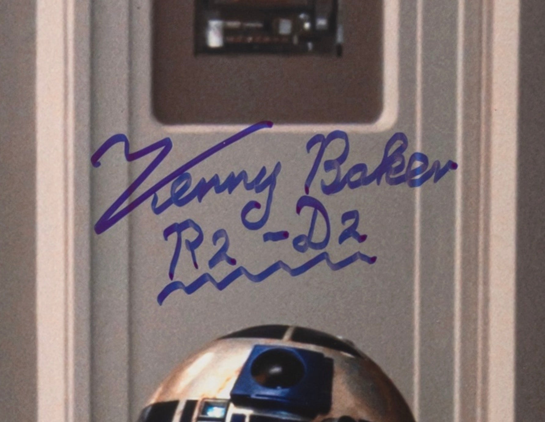 Kenny Baker Star Wars R2-D2 Autographed Signed 8x10 Photo AMCo COA