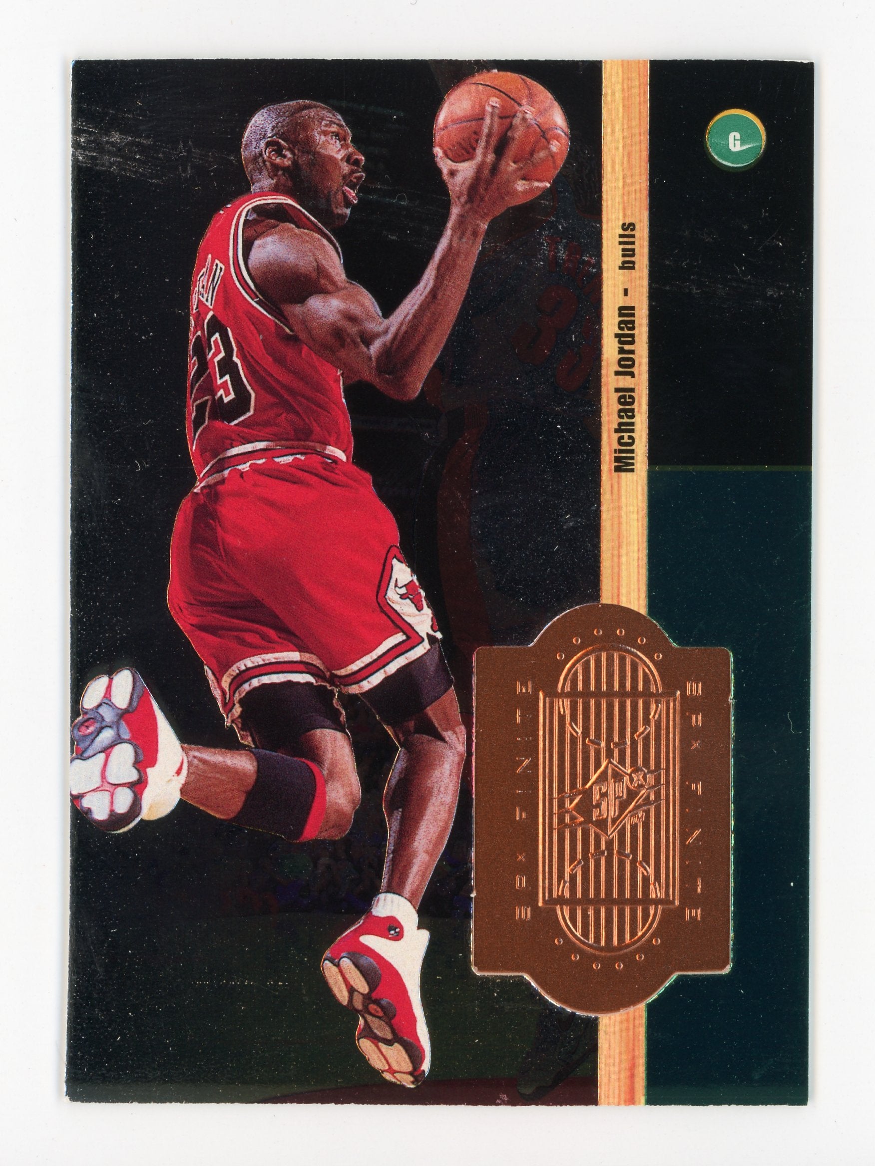 Michael Jordan 1998 UD SPx Finite /10000 #1 Chicago Bulls