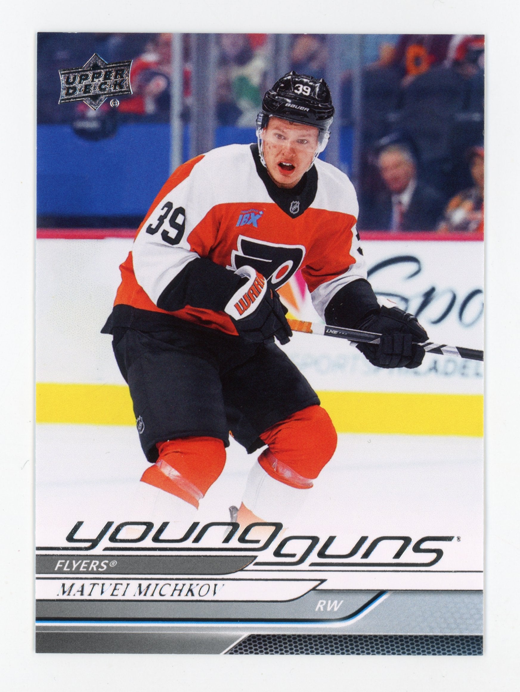 Matvei Michkov 2024-25 UD Upper Deck Series 2 Young Guns #492 Rookie RC Flyers Card GA