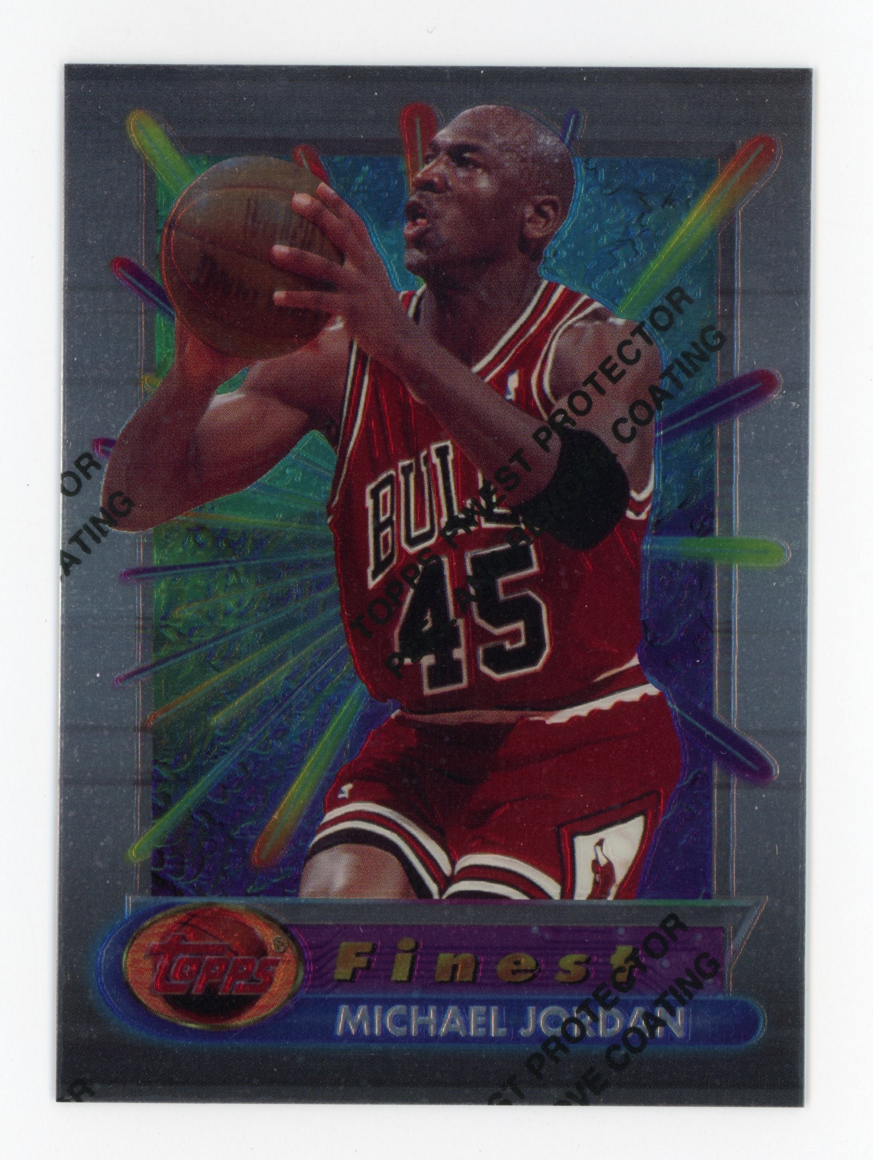 Michael Jordan 1994-95 Topps Finest 331 Chicago Bulls