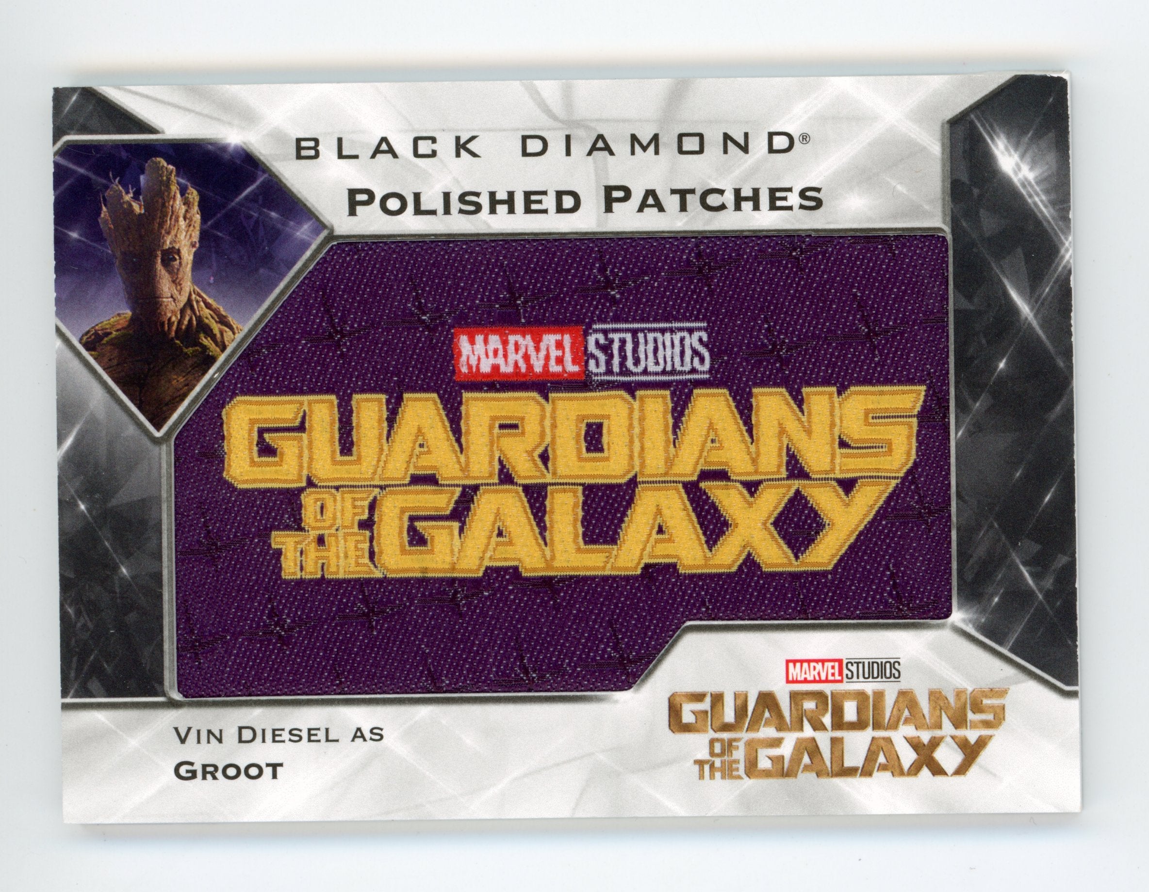 Vin Diesel 2021 UD Black Diamond Polished Patches Groot Guardians /49
