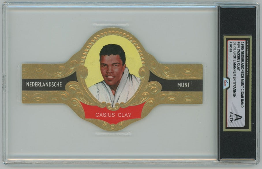 Muhammad Ali Vintage Original Nederlandsche Munt Big Version Cigar Band iCert