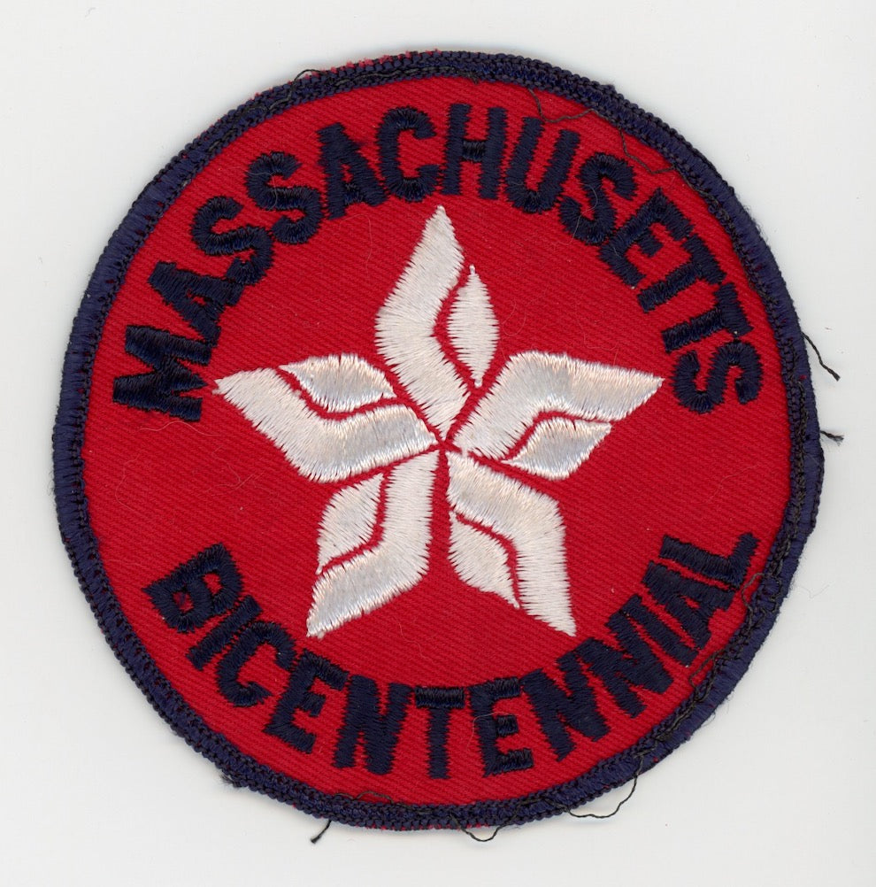 1976 Boston Red Sox Massachusetts Bicentennial Jersey Sleeve Patch Patch GA