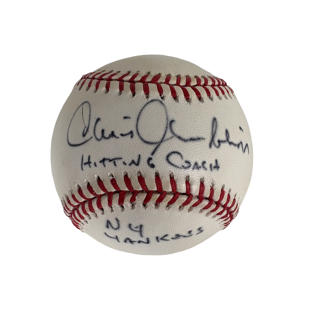 Chris Chambliss New York Yankees Autographed Signed Baseball AMCo COA