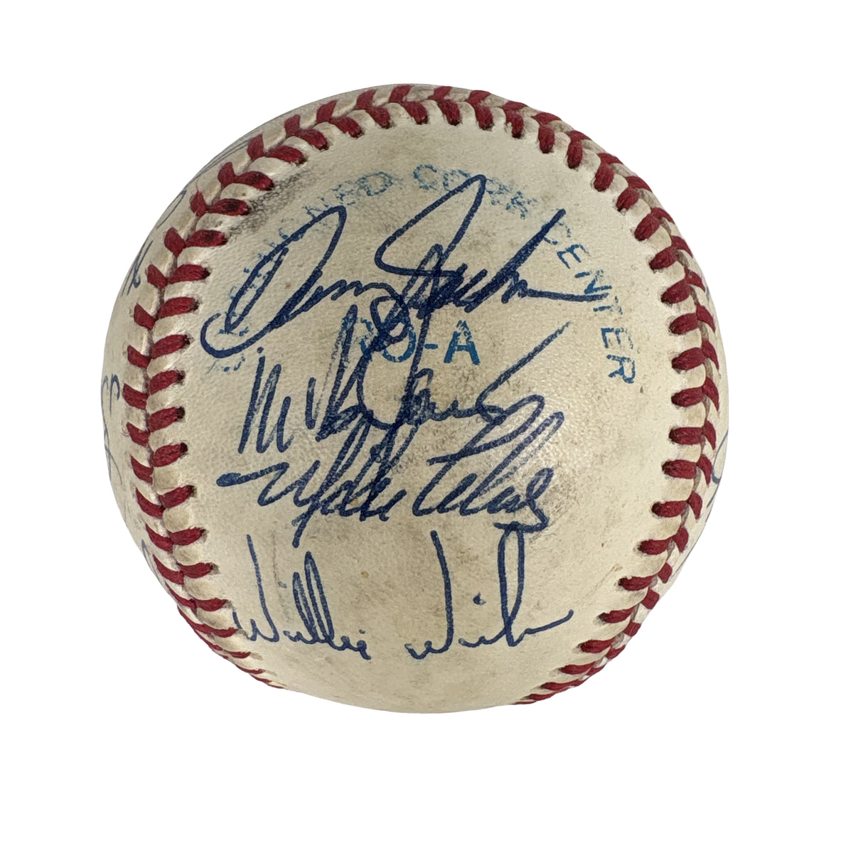 1982 Kansas City Royals Team Autographed Signed Baseball Baseball AMCo LOA