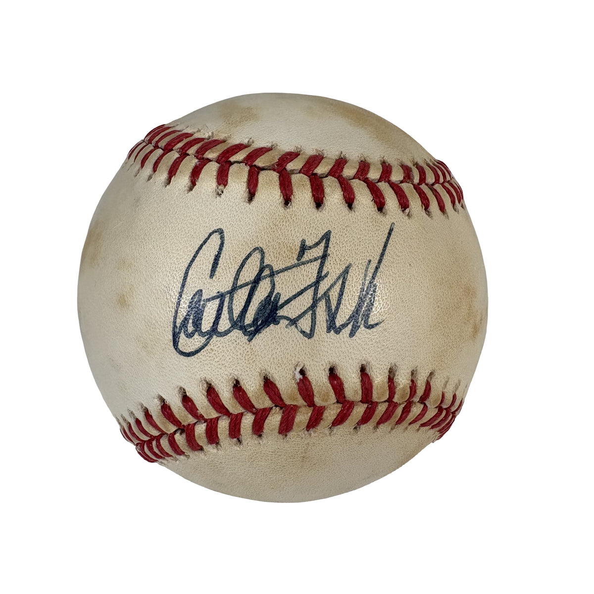 Carlton Fisk Boston Red Sox Autographed Signed Baseball AMCo COA