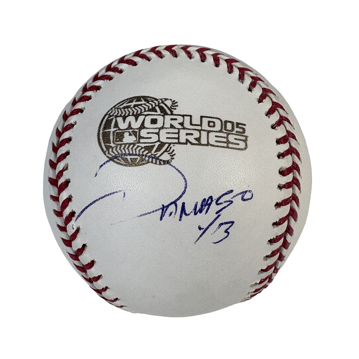 Damaso Marte 2005 World Series White Sox Autographed Signed Baseball Sidsgraphs
