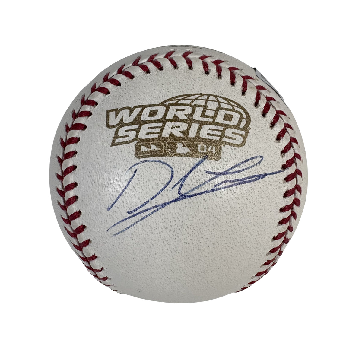 Derek Lowe 2004 World Series Autographed Signed Baseball Beckett BAS