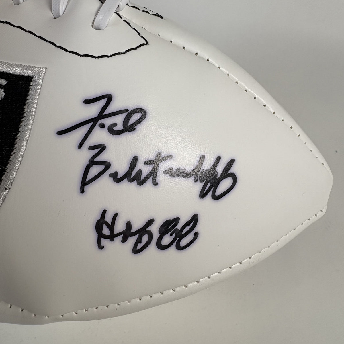 Fred Biletnikoff Oakland Raiders Autographed Signed Football GTSM