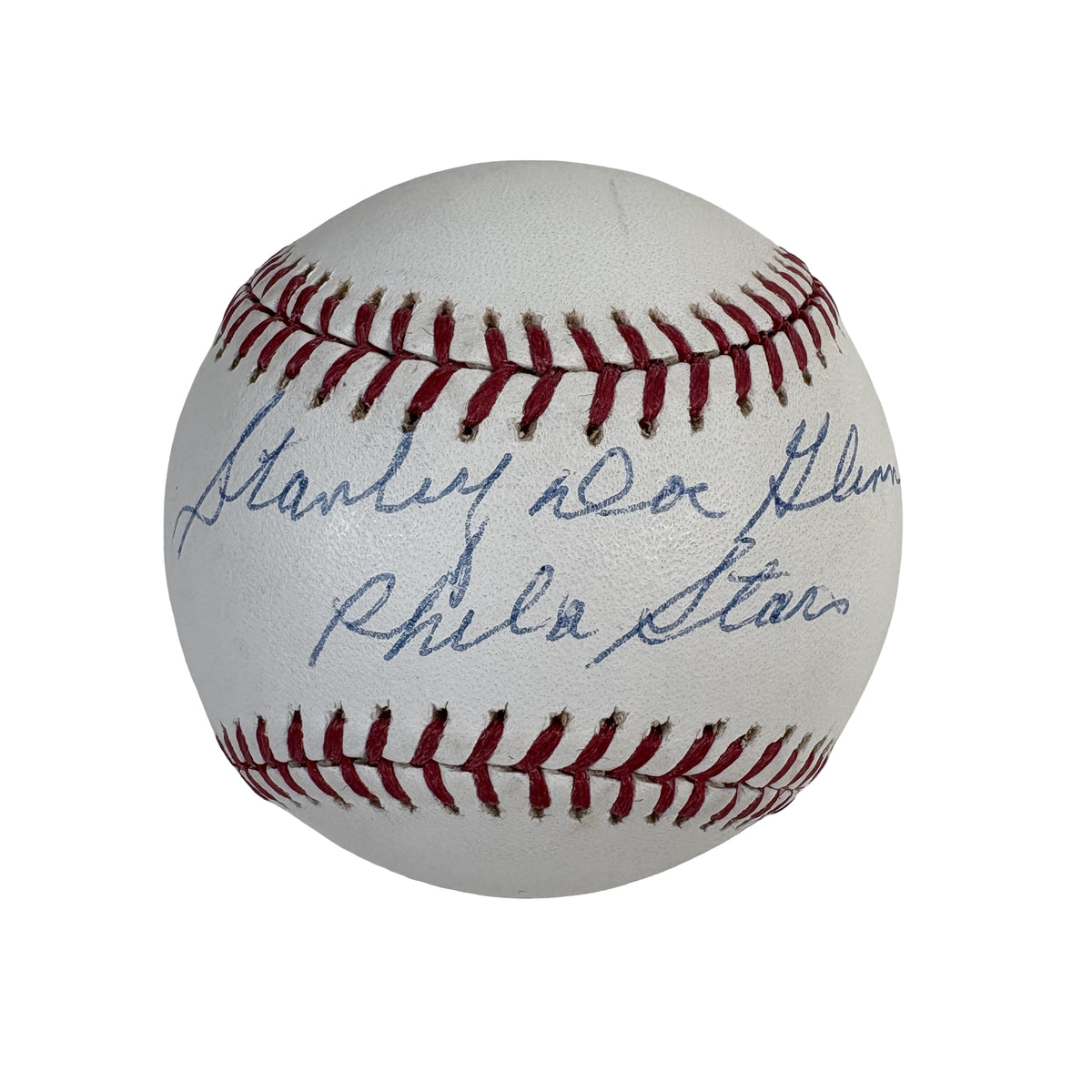Stanley Doc Glenn Negro League Autographed Signed Baseball AMCo COA