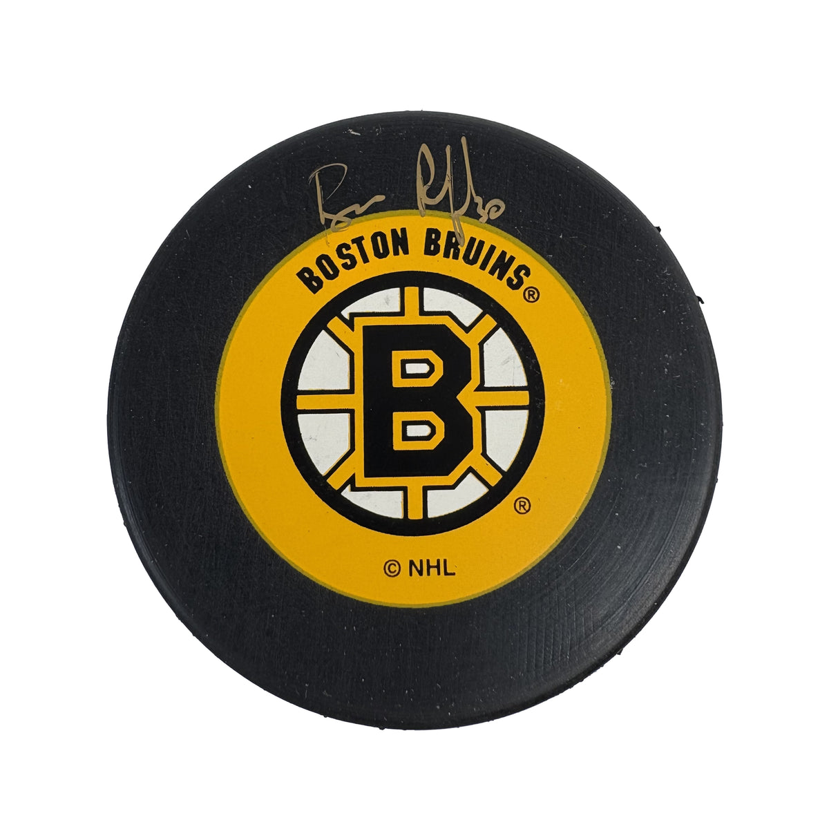 Bill Ranford Boston Bruins Autographed Signed Hockey Puck AMCo COA