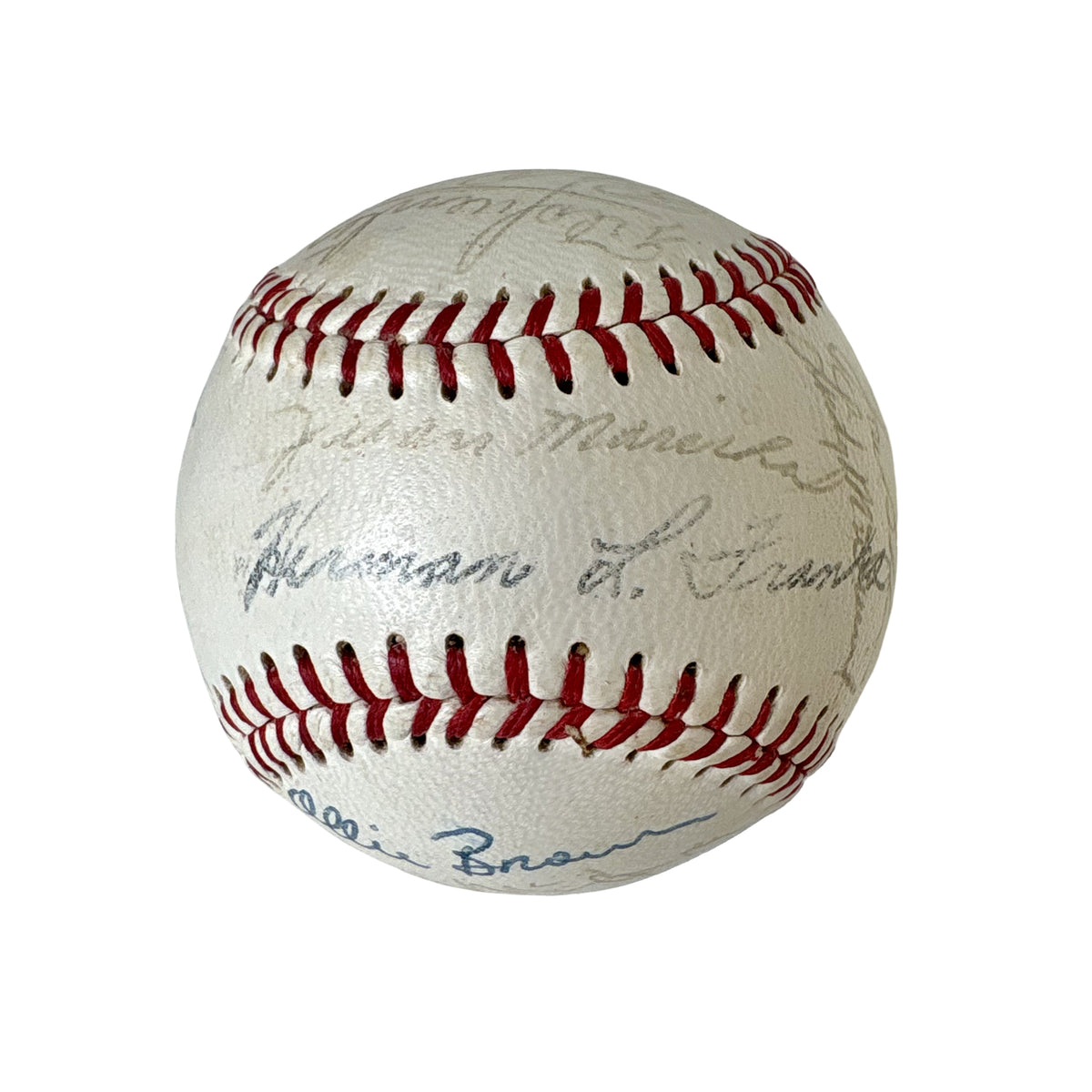 1966 San Francisco Giants Team Autographed Signed Baseball AMCo LOA
