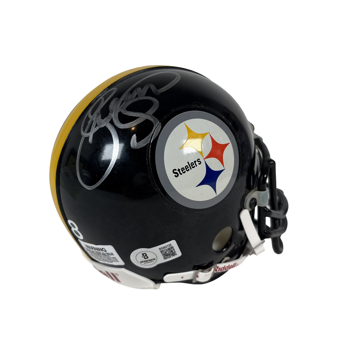 LC Greenwood Pittsburgh Steelers Autographed Signed Mini Helmet Beckett BAS