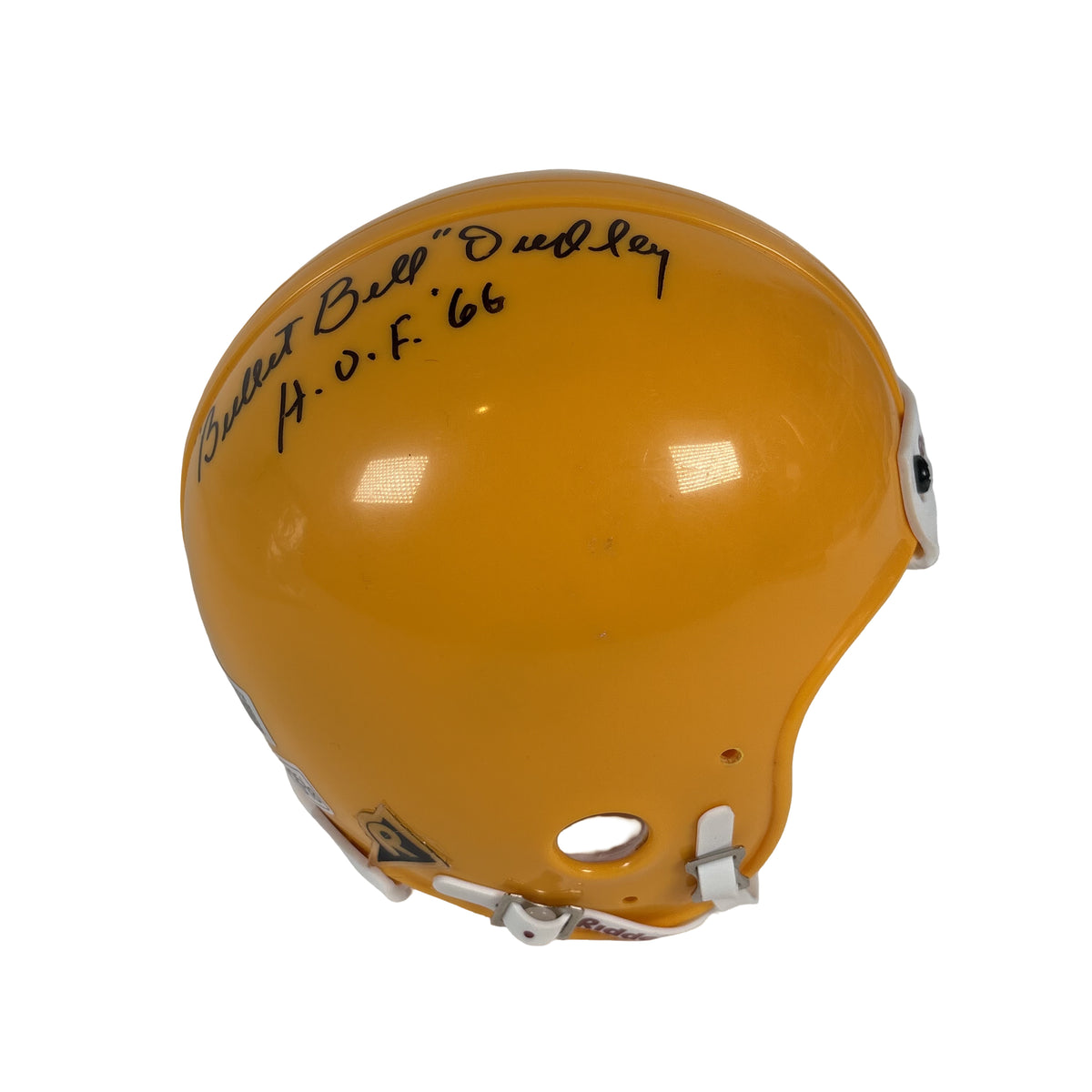 Bullet Bill Dudley Pittsburgh Steelers Autographed Signed Mini Helmet Beckett BAS