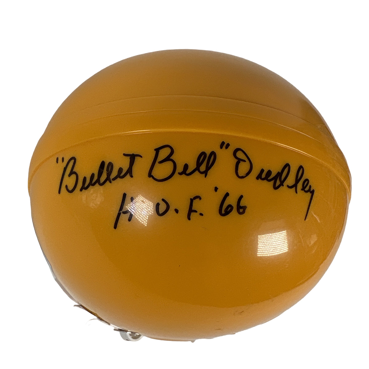 Bullet Bill Dudley Pittsburgh Steelers Autographed Signed Mini Helmet Beckett BAS