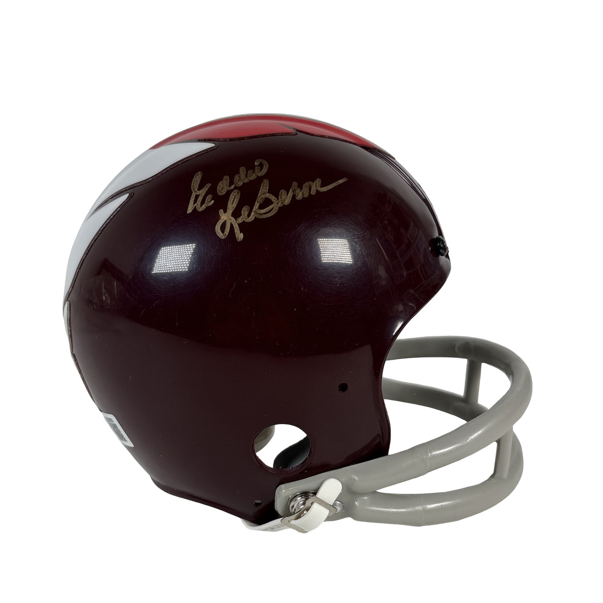 Eddie LeBaron Washington Redskins Autographed Signed Mini Helmet Beckett BAS