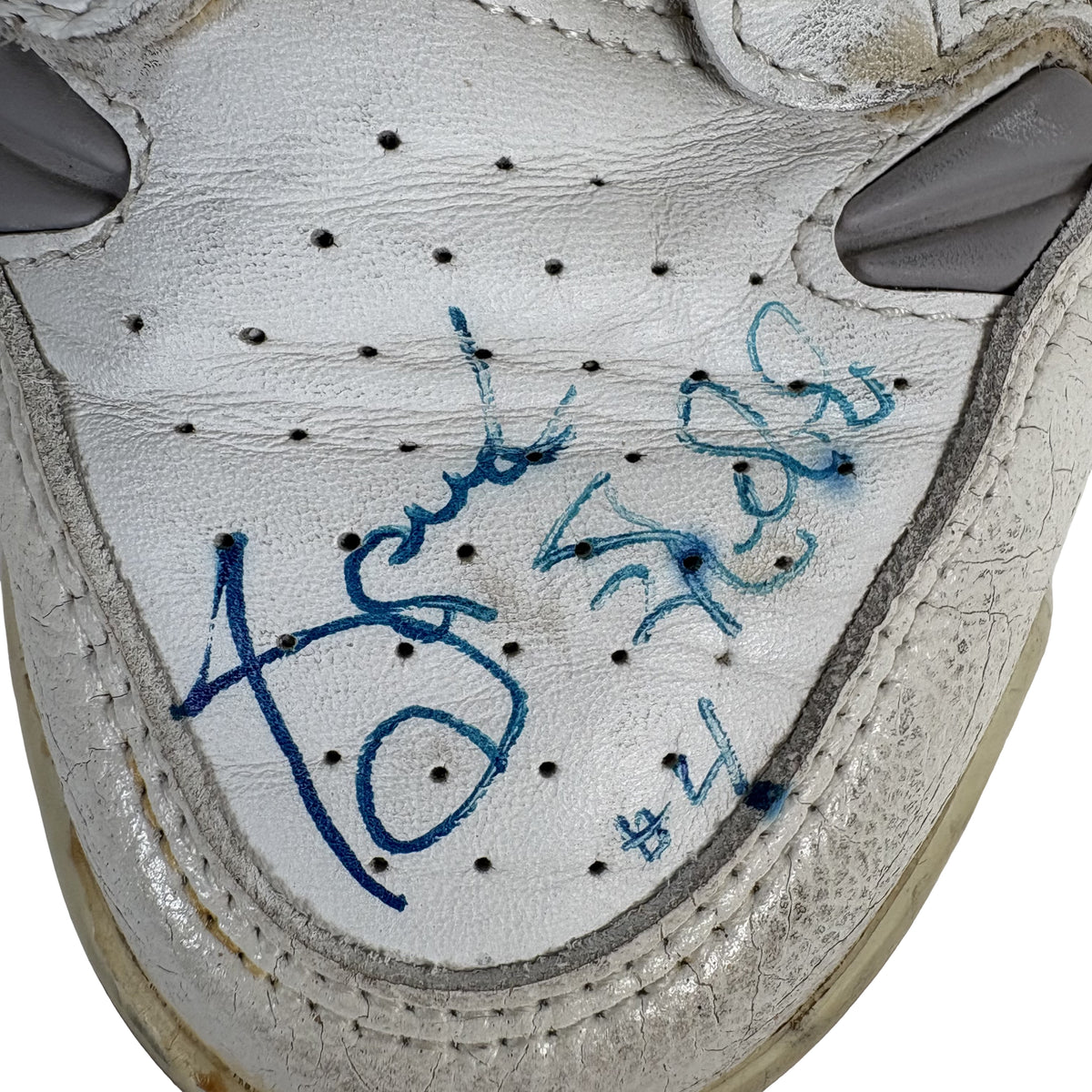 Spud Webb Game Worn Used Autographed Signed Basketball Shoe AMCo LOA