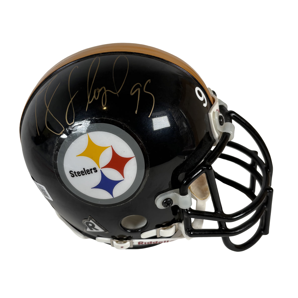 Greg Lloyd Pittsburgh Steelers Autographed Signed Mini Helmet Beckett BAS