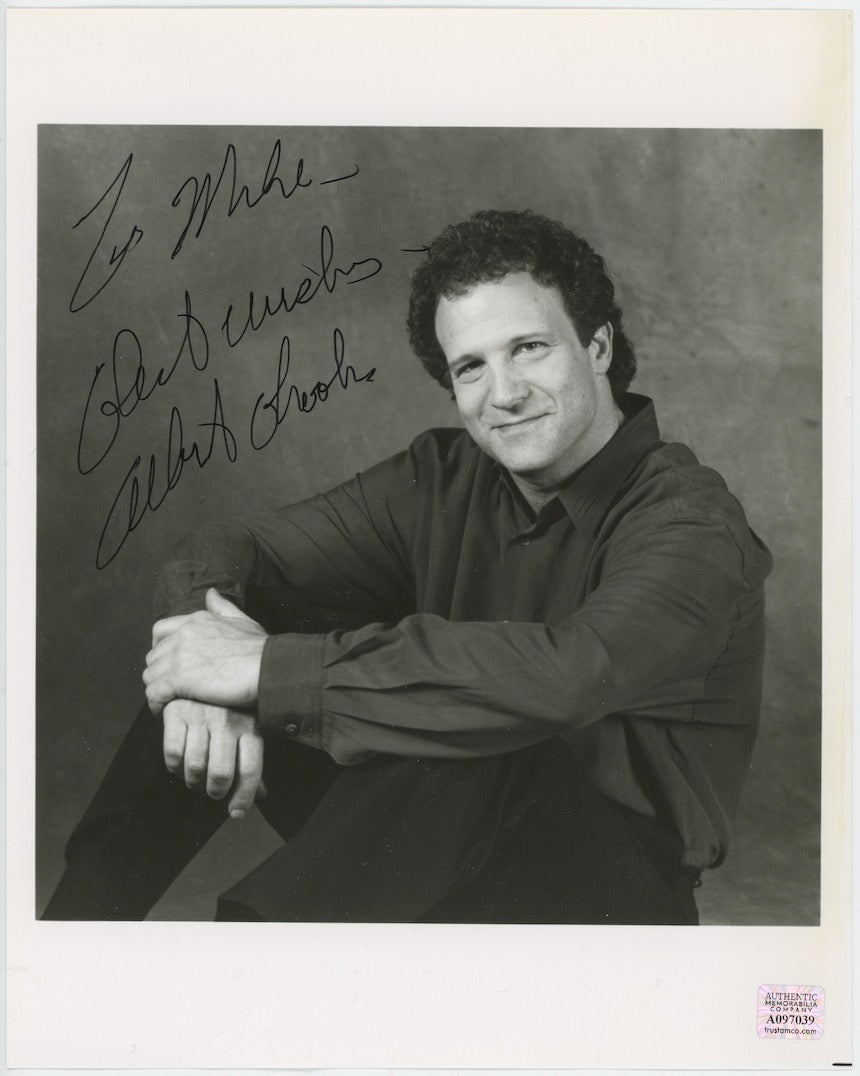 Albert Brooks Broadcast News Autographed Signed 8x10 Photo AMCo COA