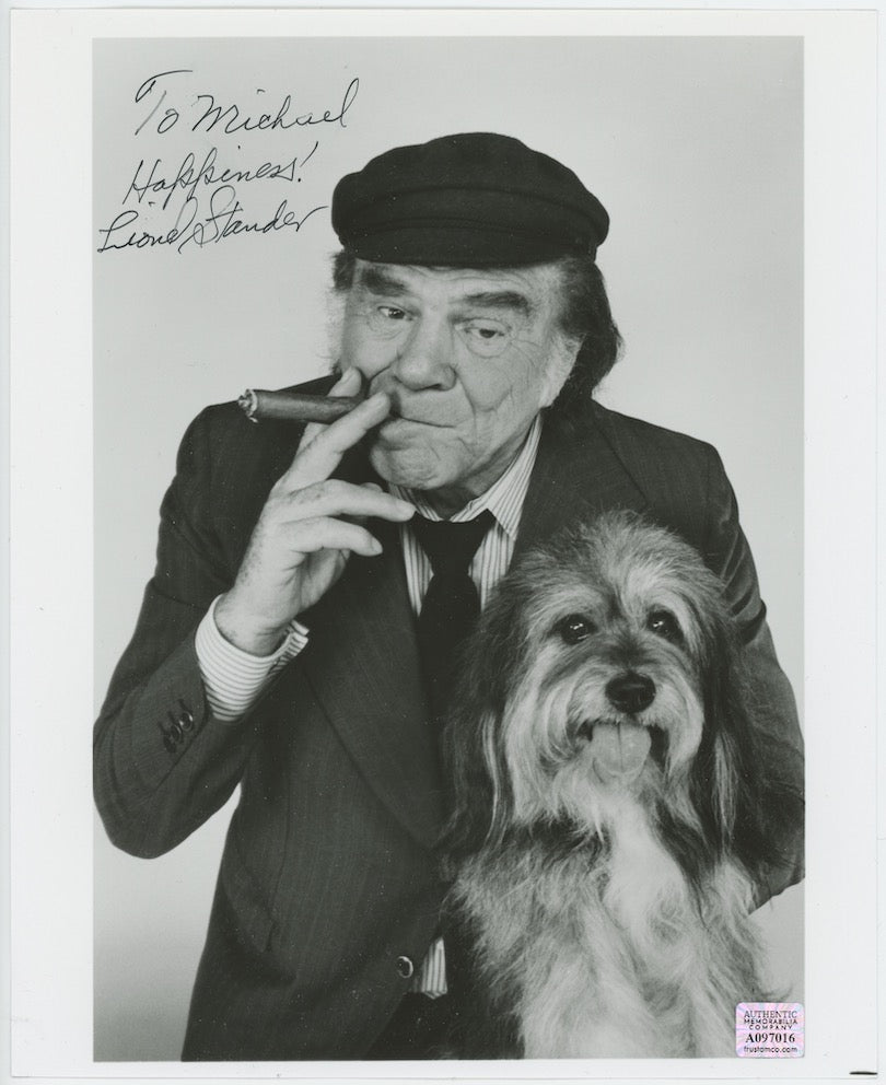 Lionel Stander Hart To Hart Autographed Signed 8x10 Photo AMCo COA