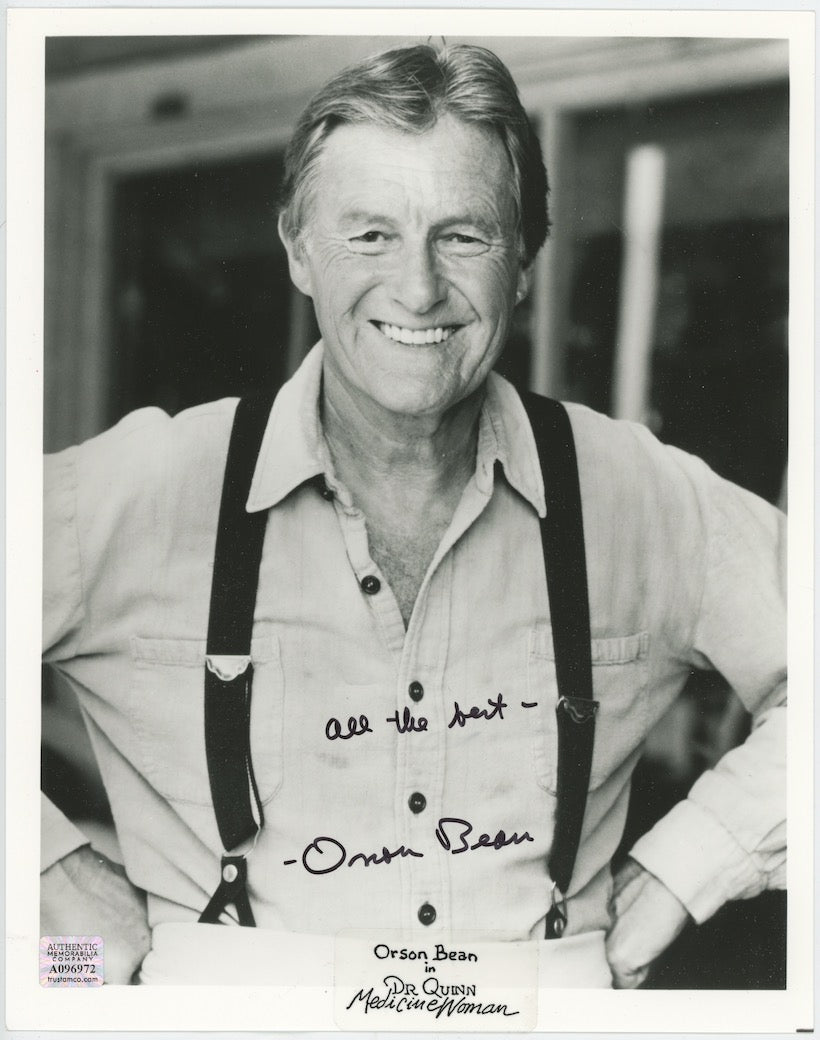 Orson Bean Dr Quinn Autographed Signed 8x10 Photo AMCo COA