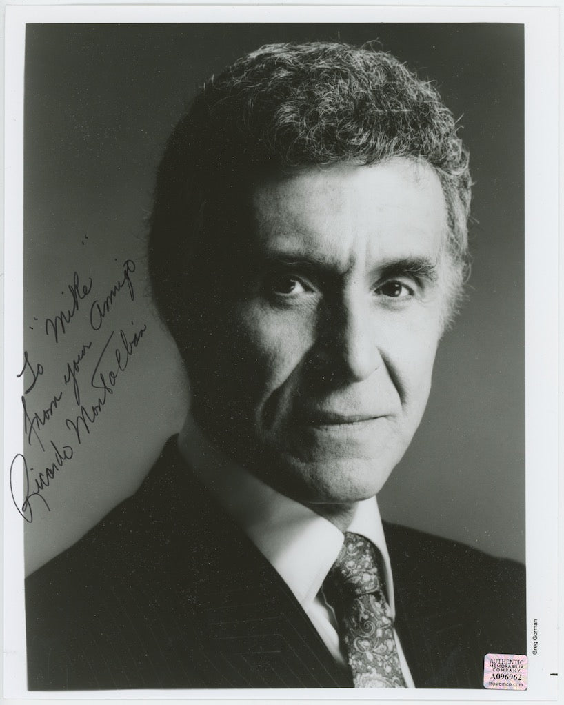 Ricardo Montalban Fantasy Island Autographed Signed 8x10 Photo AMCo COA