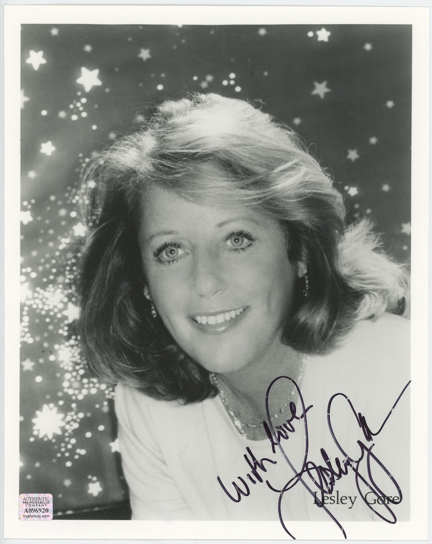 Lesley Gore Its My Party Autographed Signed 8x10 Photo AMCo COA