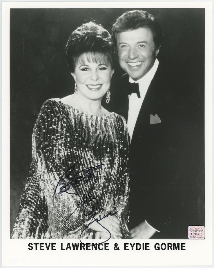 Steve Lawrence & Eydie Gorme Autographed Signed 8x10 Photo AMCo COA