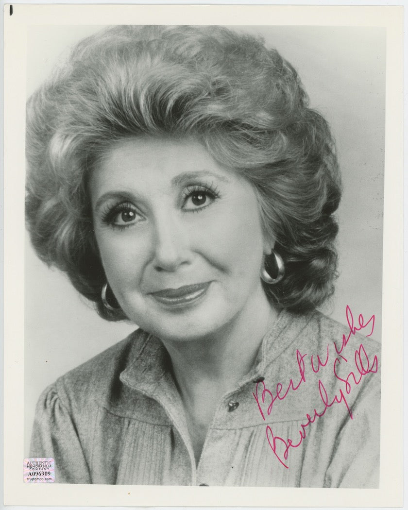 Beverly Sills Opera Signer Autographed Signed 8x10 Photo AMCo COA
